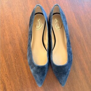 Sam Edelman Elegant Black Suede Women's Shoes 9.5